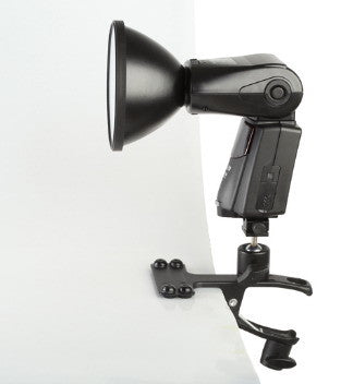 Spring Clamp With Ball Head and Flash Hot Shoe
